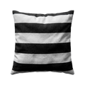 Mojo 60cm Black & White Striped Cushion Cover
