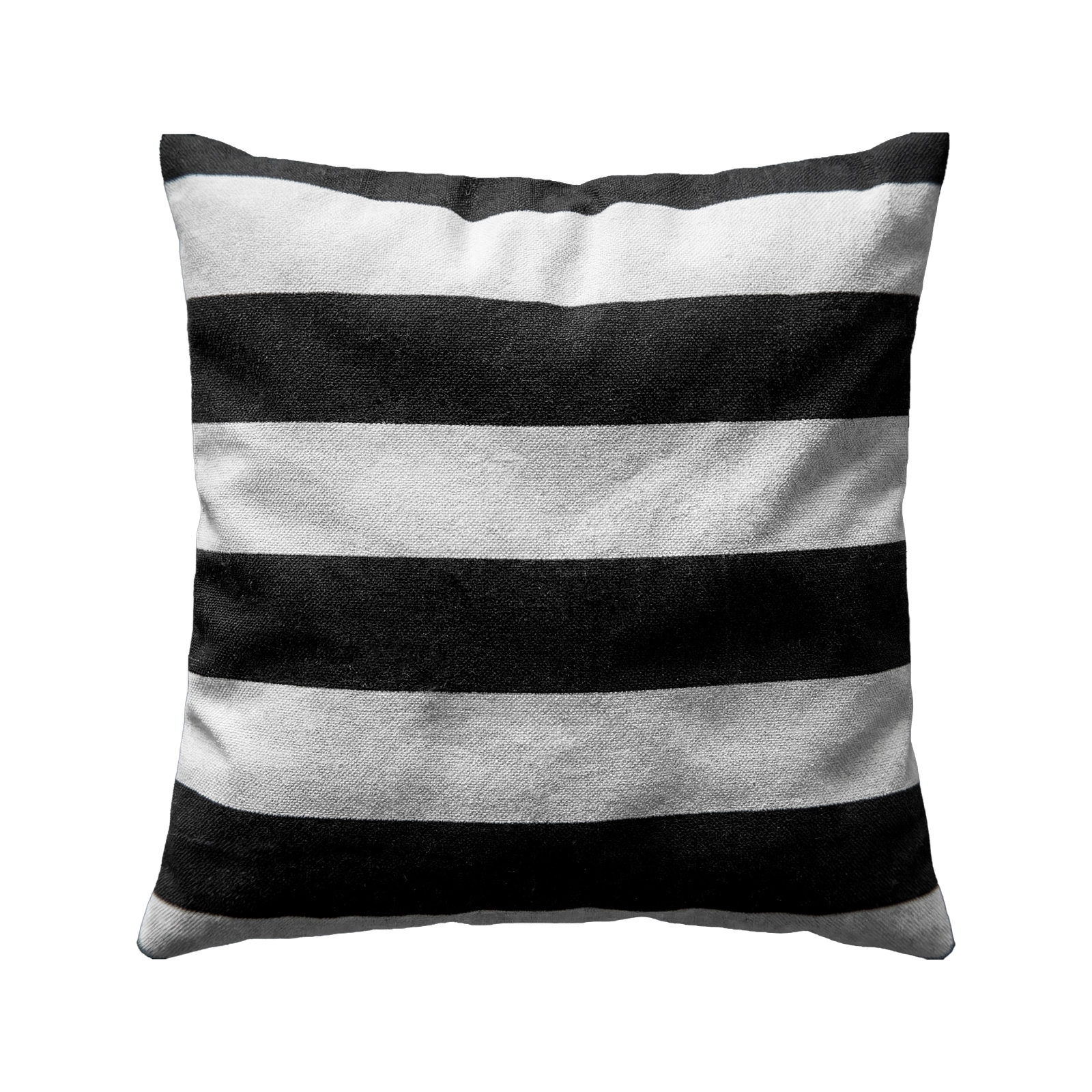 Mojo 60cm Black & White Striped Cushion Cover
