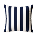 Mojo 60cm Cabana Stripe Navy Cushion Cover with Pipe