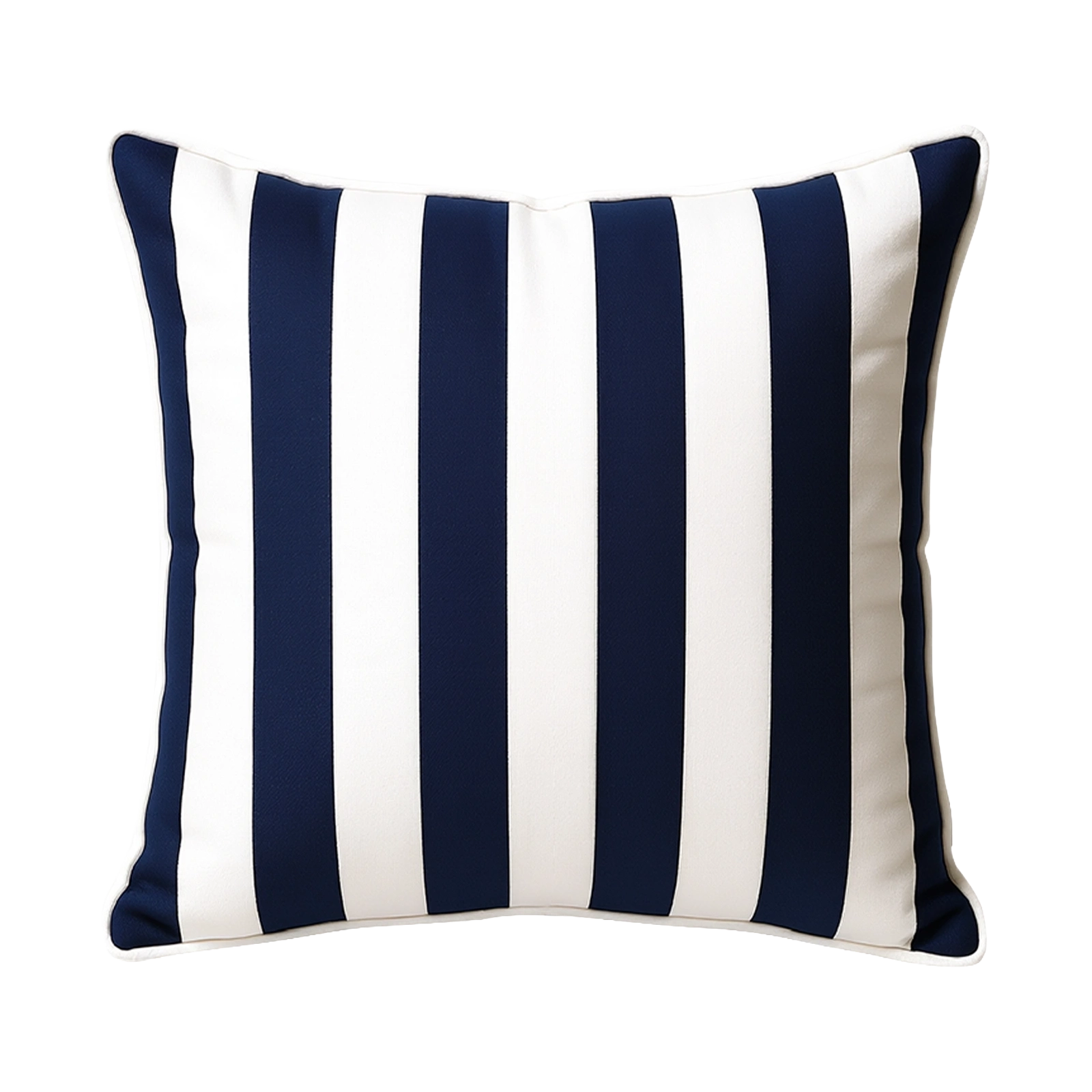 Mojo 60cm Cabana Stripe Navy Cushion Cover with Pipe