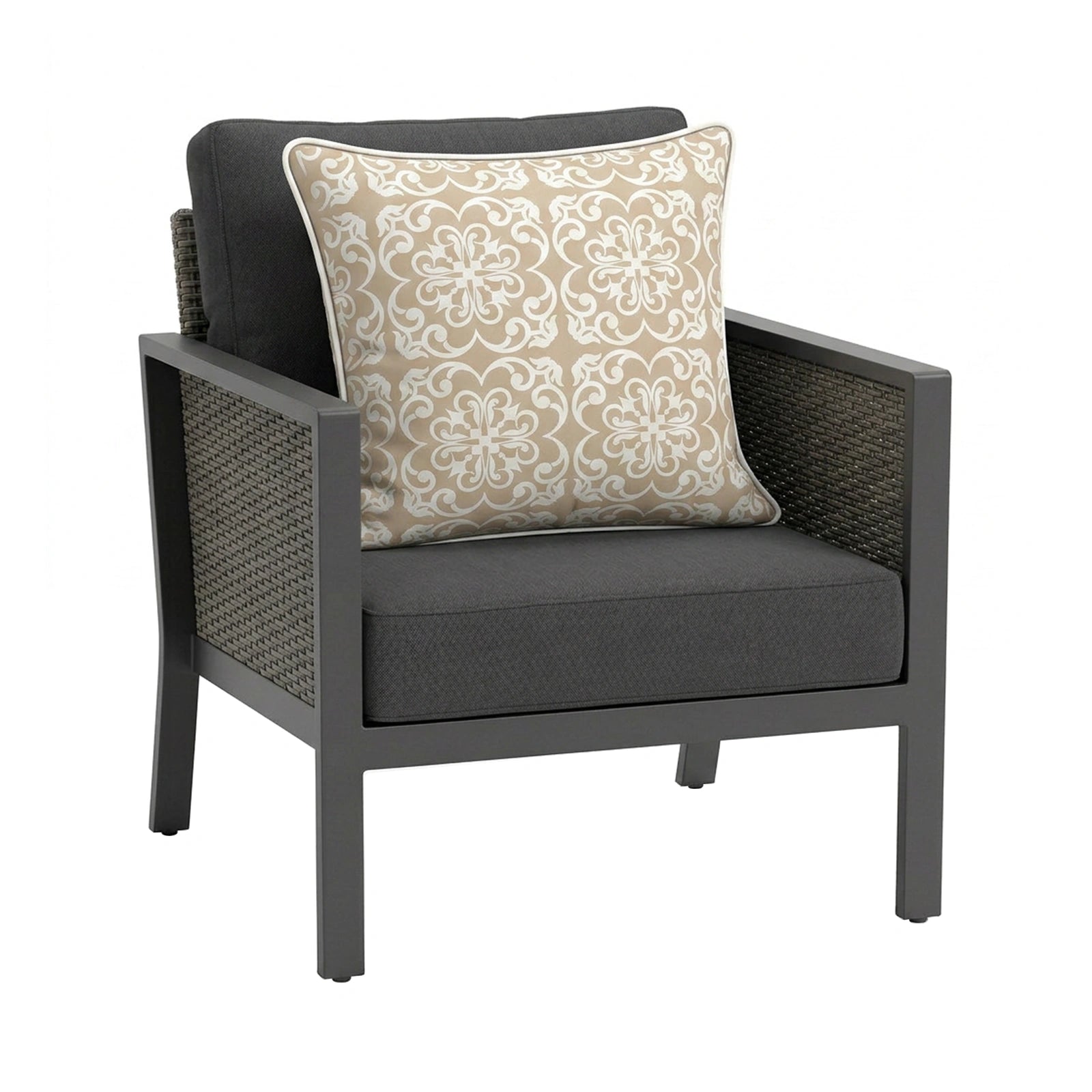 Mojo 60cm Moroccan Beige Cushion Cover with Pipe