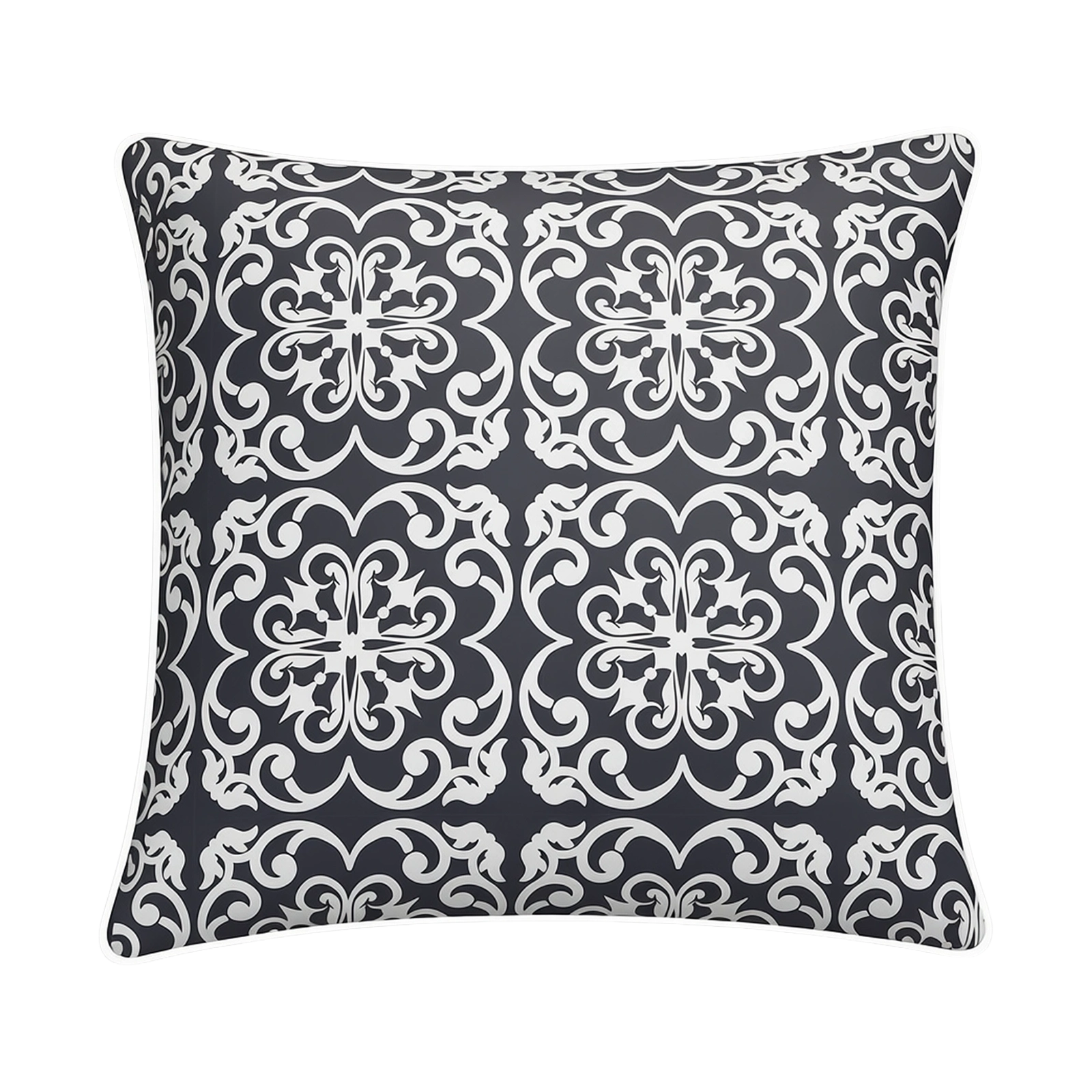 Mojo 60cm Moroccan Navy Cushion Cover with Pipe