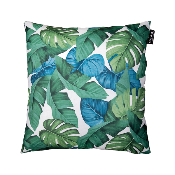 Mojo MJOC0149 60cm Leaf Outdoor Cushion Cover – large tropical leaf print cushion cover for outdoor feature cushions