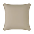 Mojo 60cm Solid Beige Cushion Cover with Pipe