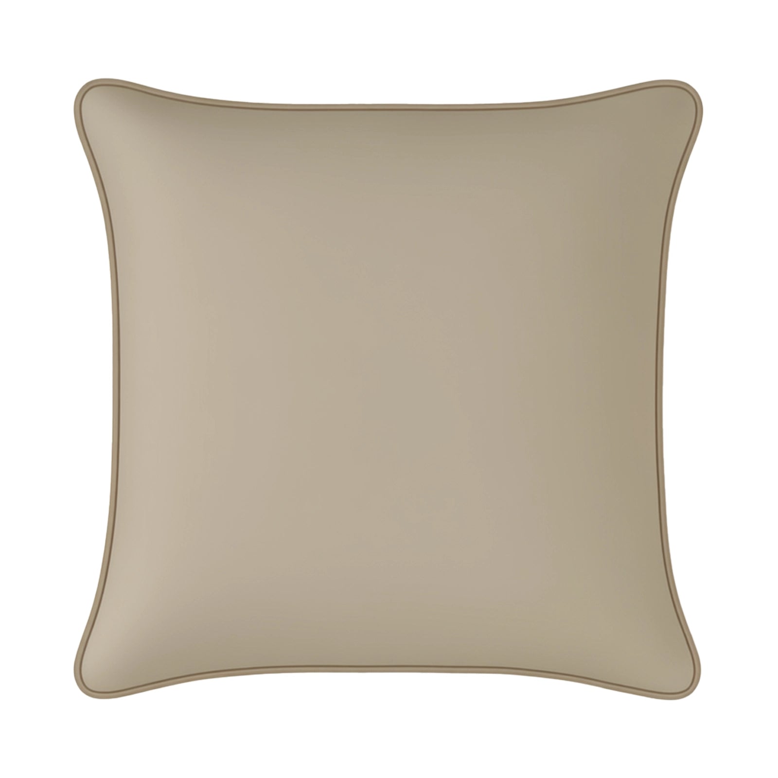 Mojo 60cm Solid Beige Cushion Cover with Pipe