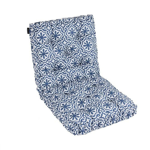 Mojo 100cm Blue And White Marrakesh Bench Cushion