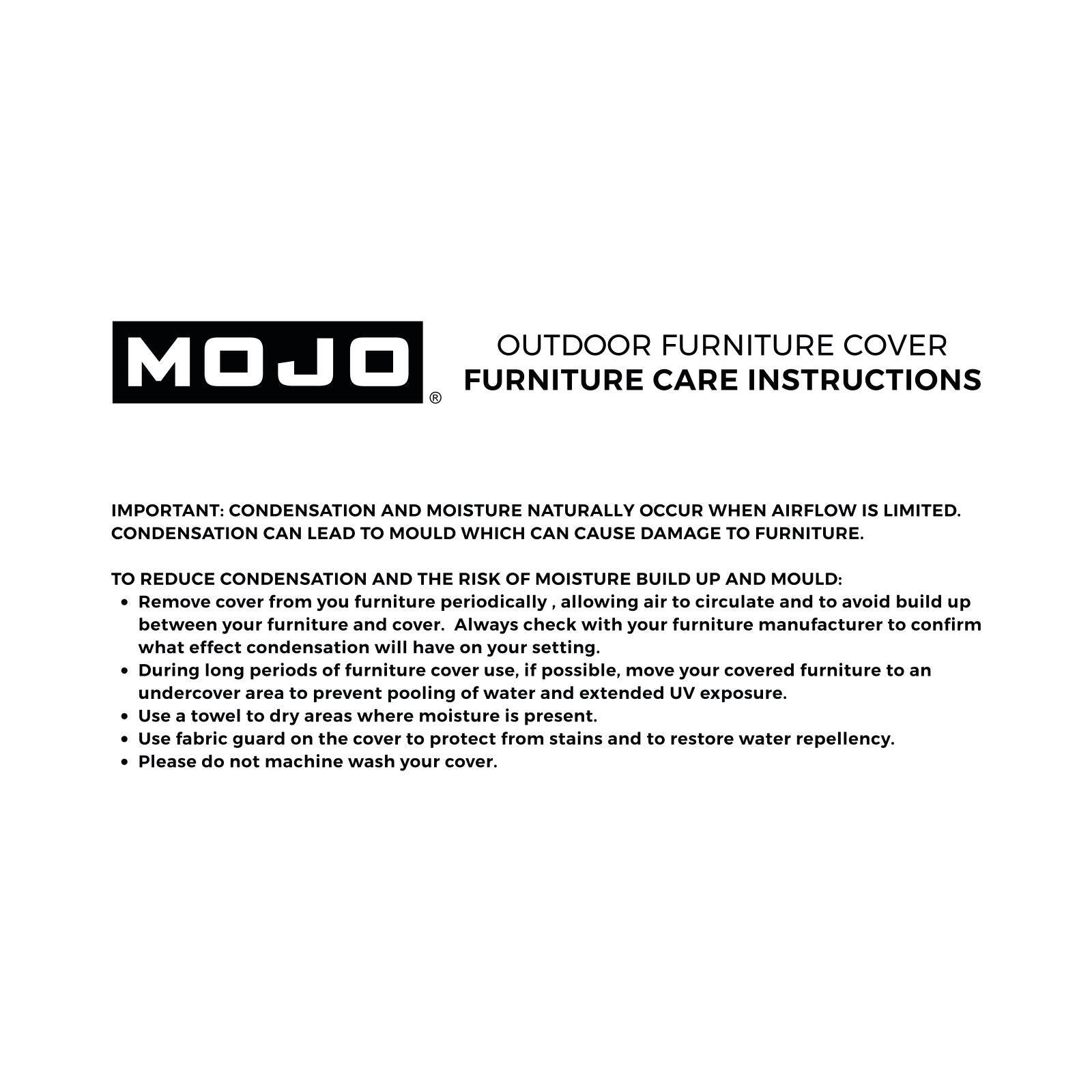 Mojo 155cm Square All-Weather Table & Chairs All-Weather Outdoor Furniture Cover