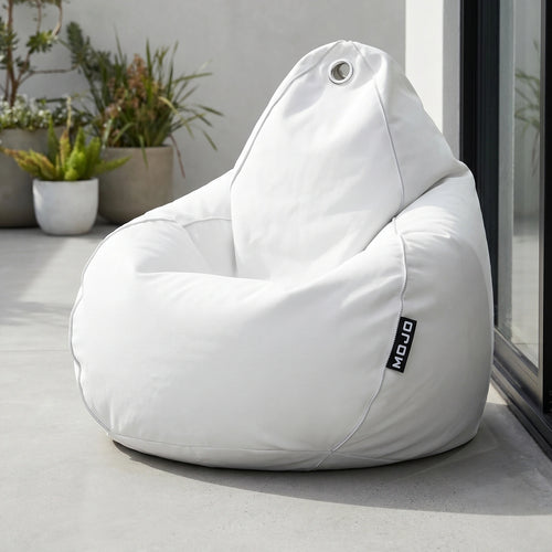 Mojo 33cm White Outdoor Bean Bag Cover