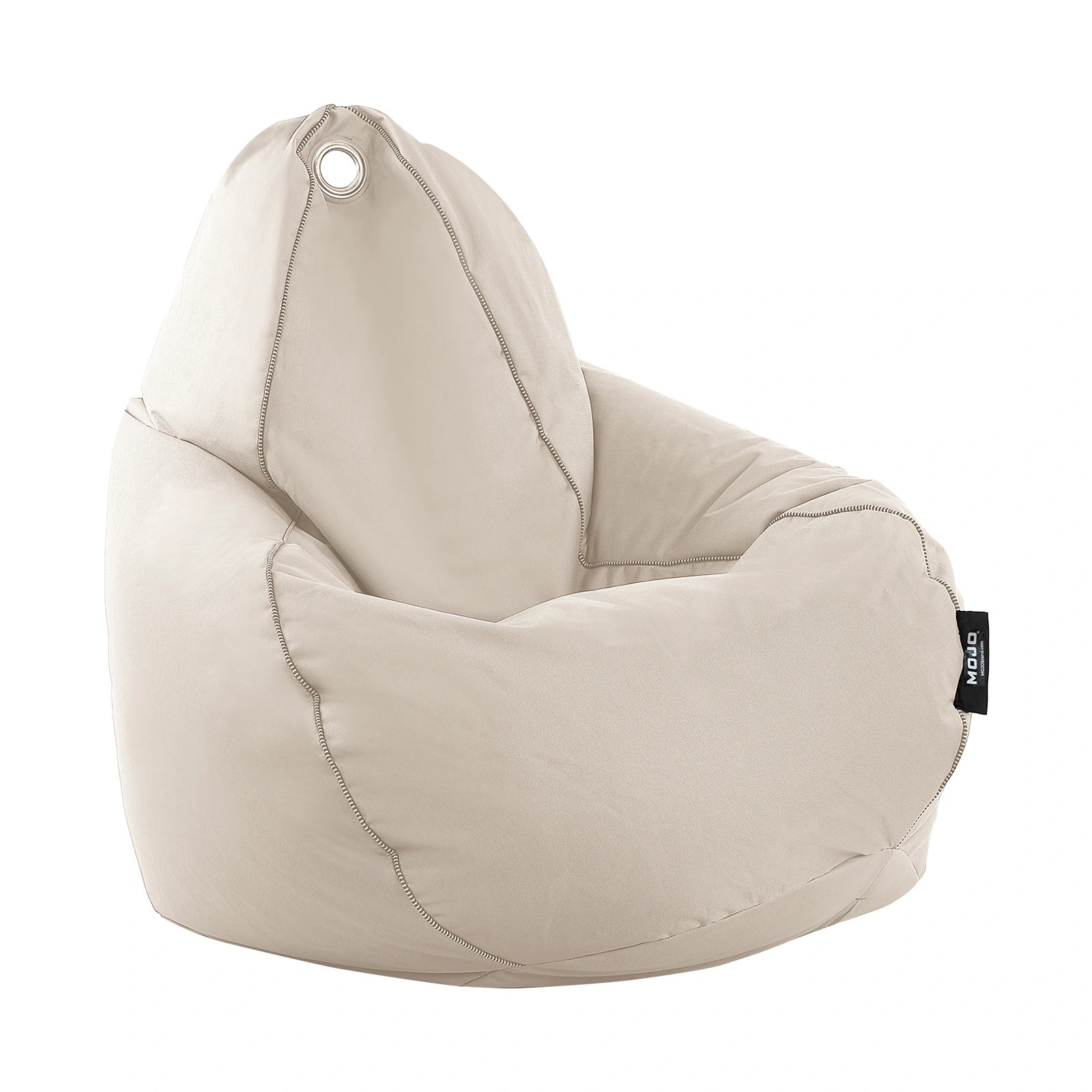 Mojo MJOF0043 Beige Outdoor Bean Bag Cover – durable UV-resistant beige bean bag cover for outdoor garden lounging