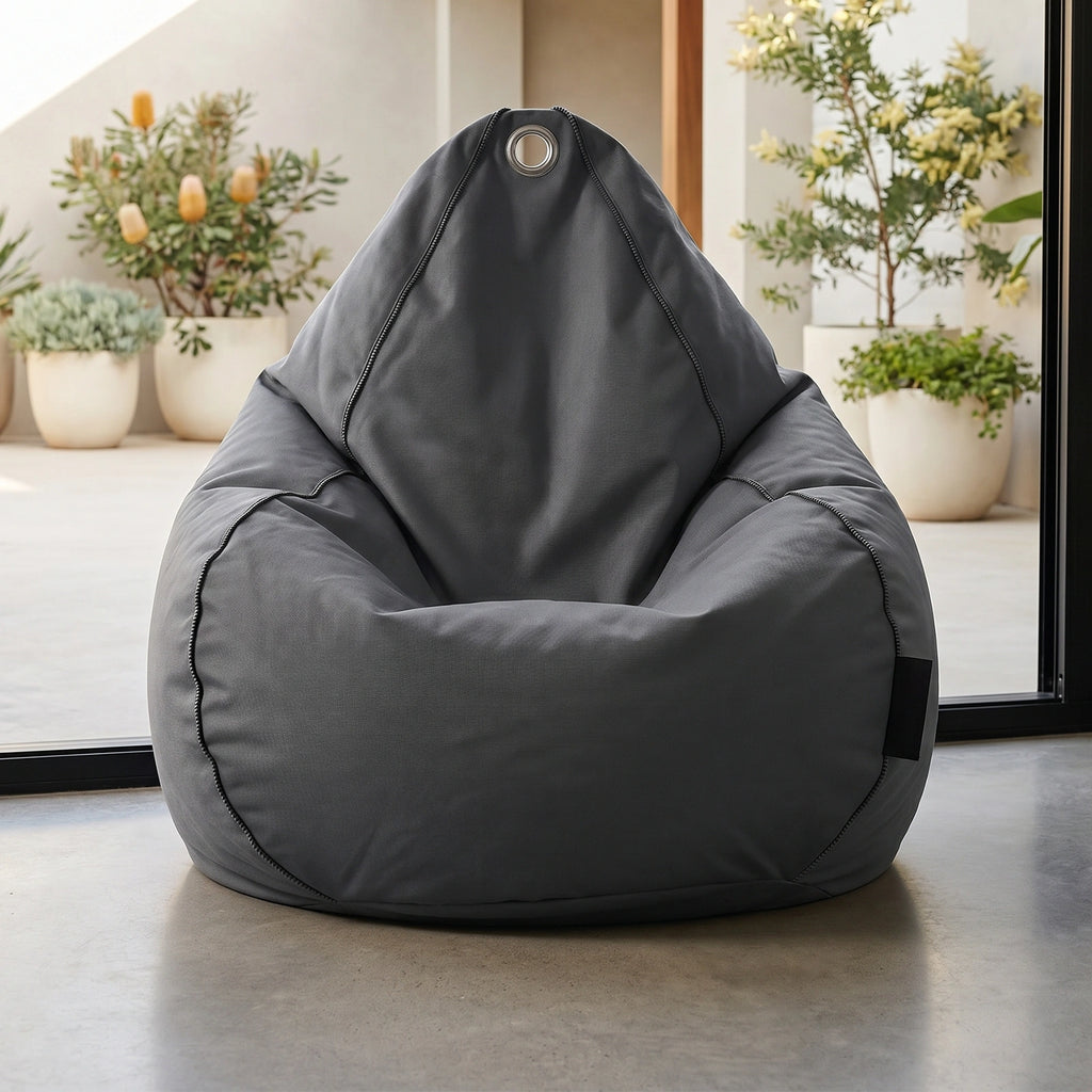 Mojo 33cm Charcoal Outdoor Bean Bag Cover