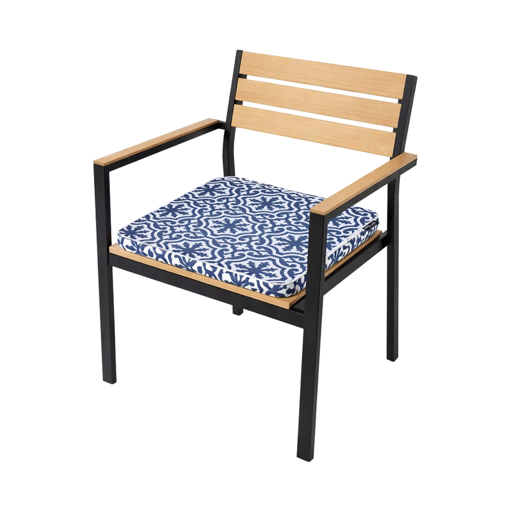 Mojo 42cm Blue & White Marrakesh Square Cushion