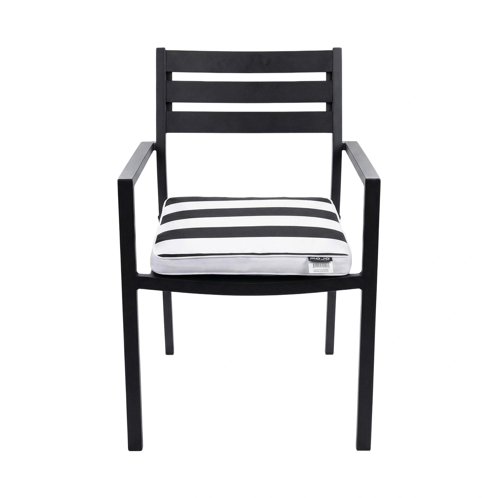 Mojo 42cm Blue & White Outdoor St Tropez Square Chair Cushion