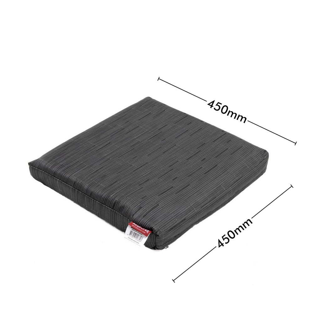Mojo 42cm Charcoal Weathertex Square Outdoor Cushion