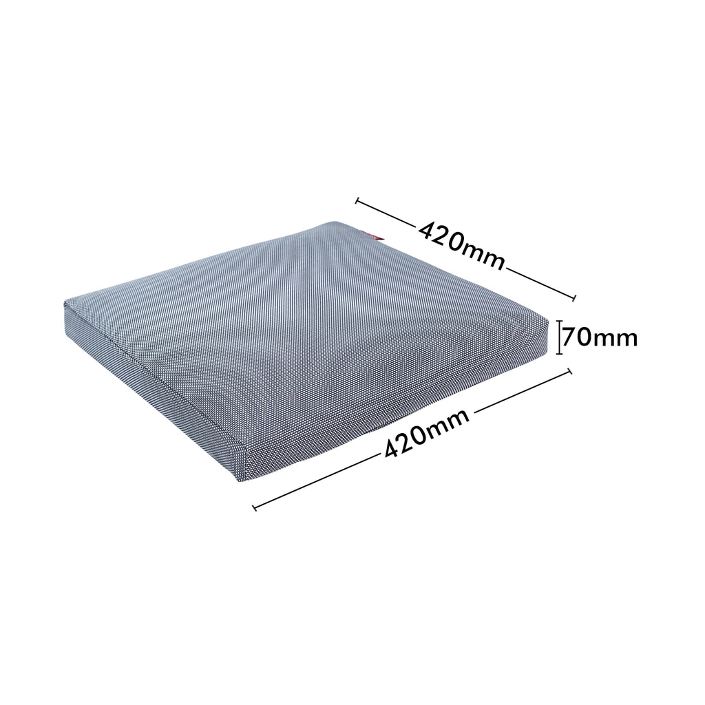 Mojo 42cm Grey Weathertex Square Outdoor Cushion