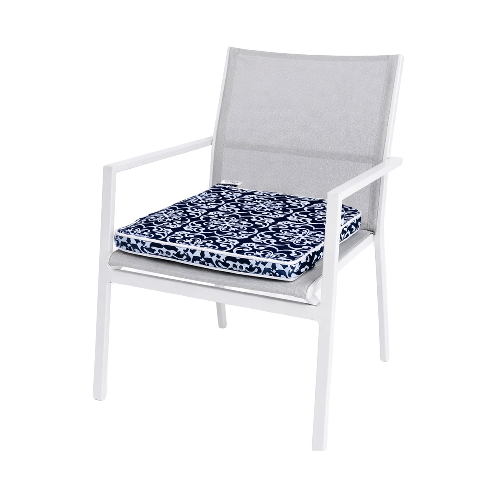 Mojo 42cm Navy Moroccan Square Cushion