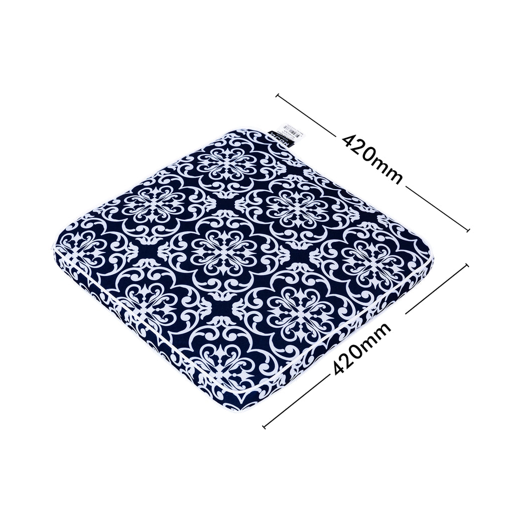 Mojo 42cm Navy Moroccan Square Cushion