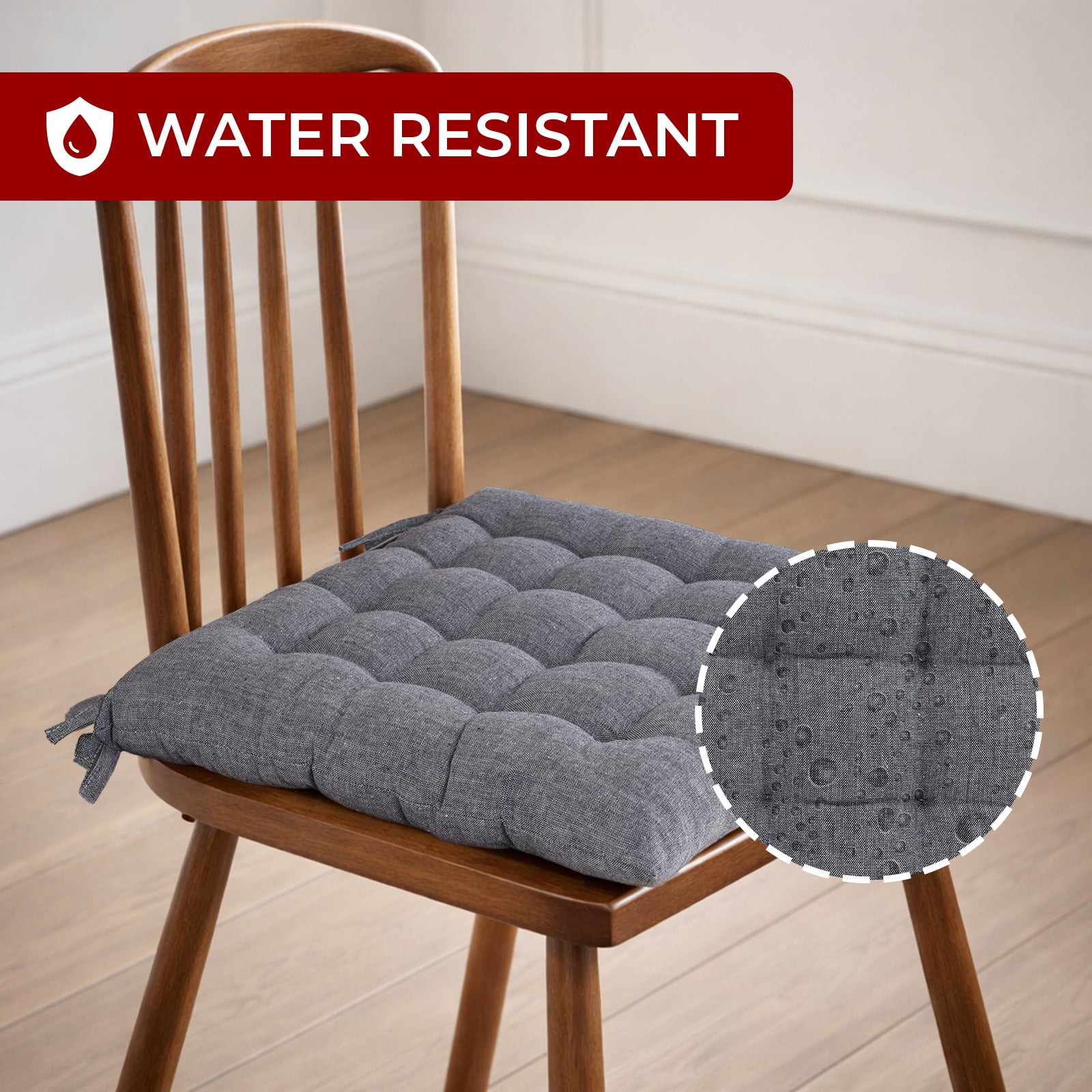 Mojo 44cm Grey Latte Sachin Outdoor Chair Cushion
