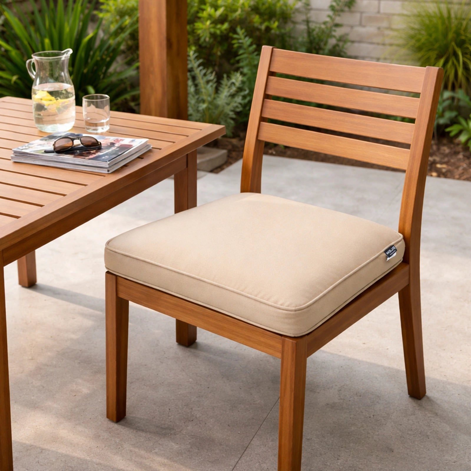 Mojo 45cm Beige Outdoor Cushion