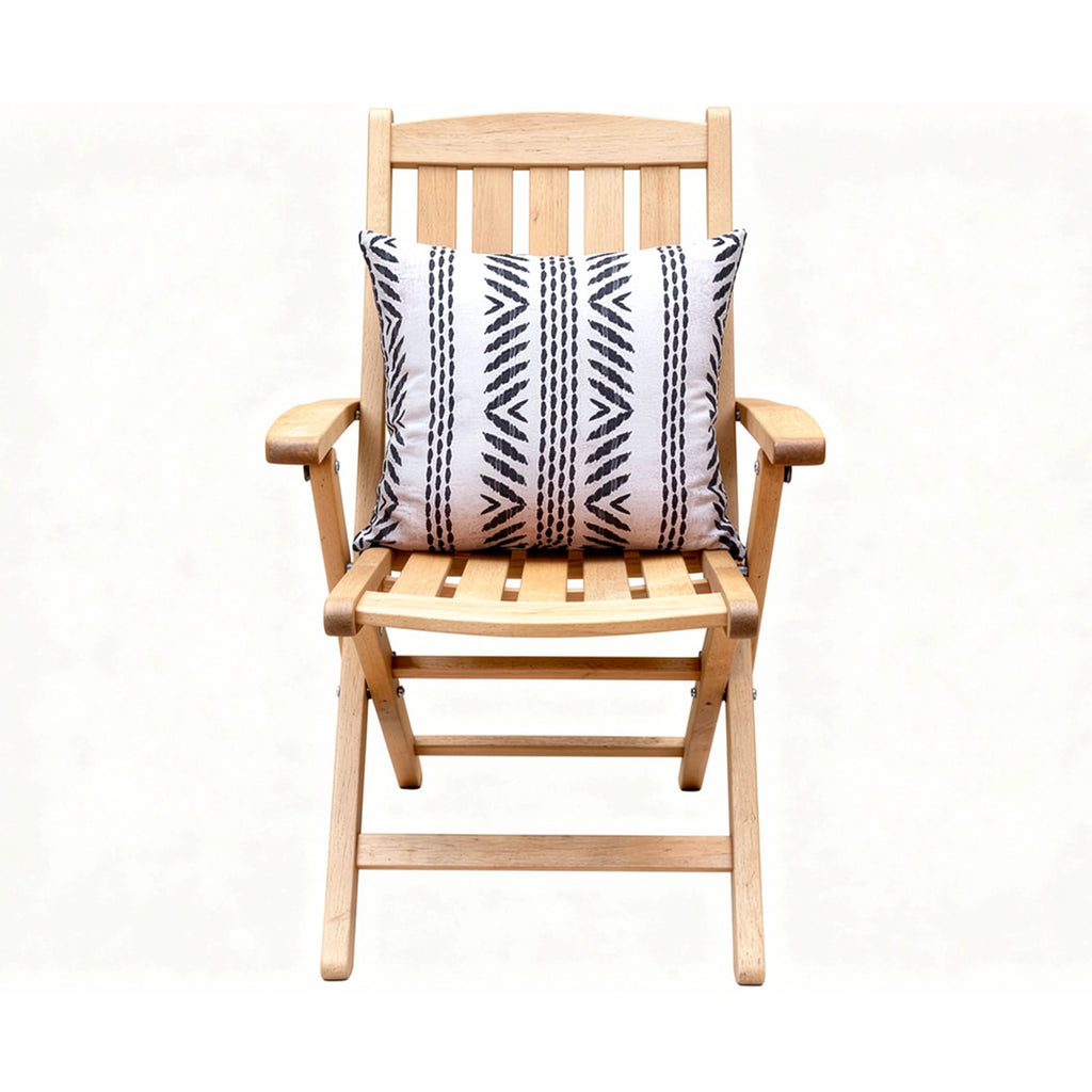 Mojo 45cm Black & White Tribal Cushion Cover