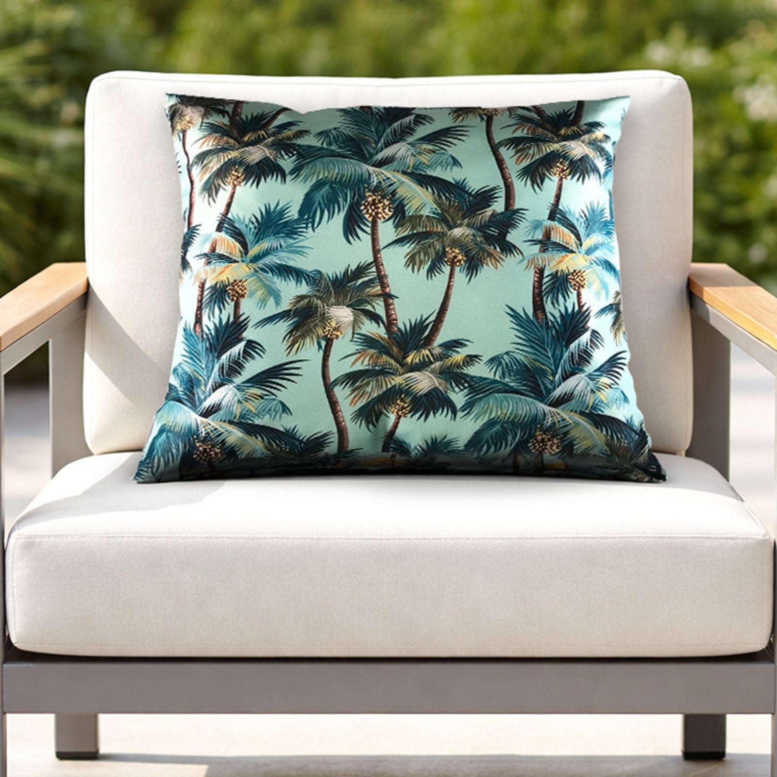 Mojo 45cm Blue L.A. Palm Blue Cushion Cover