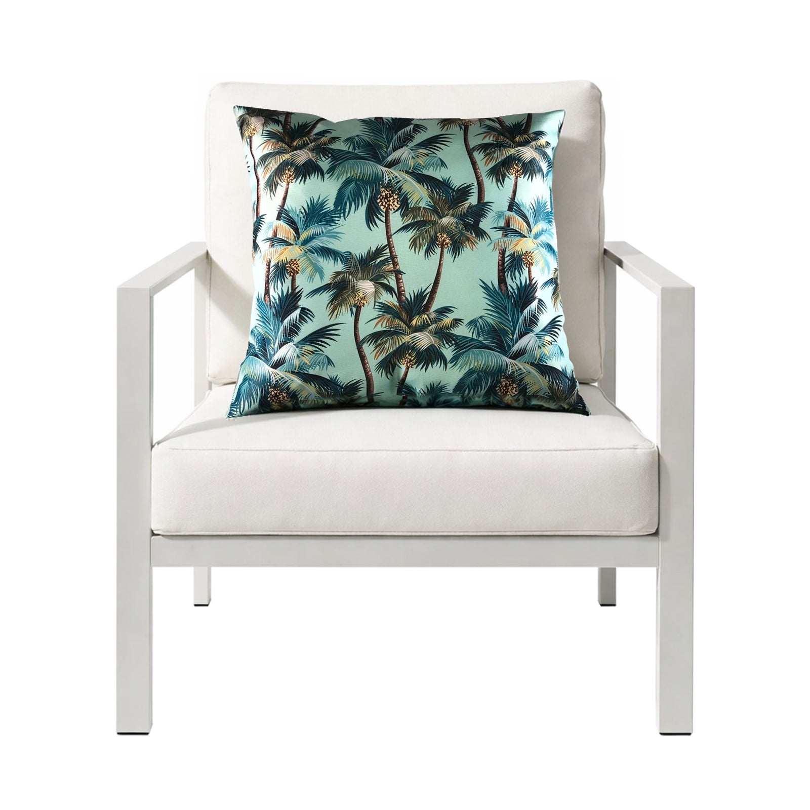 Mojo 45cm Blue L.A. Palm Blue Cushion Cover