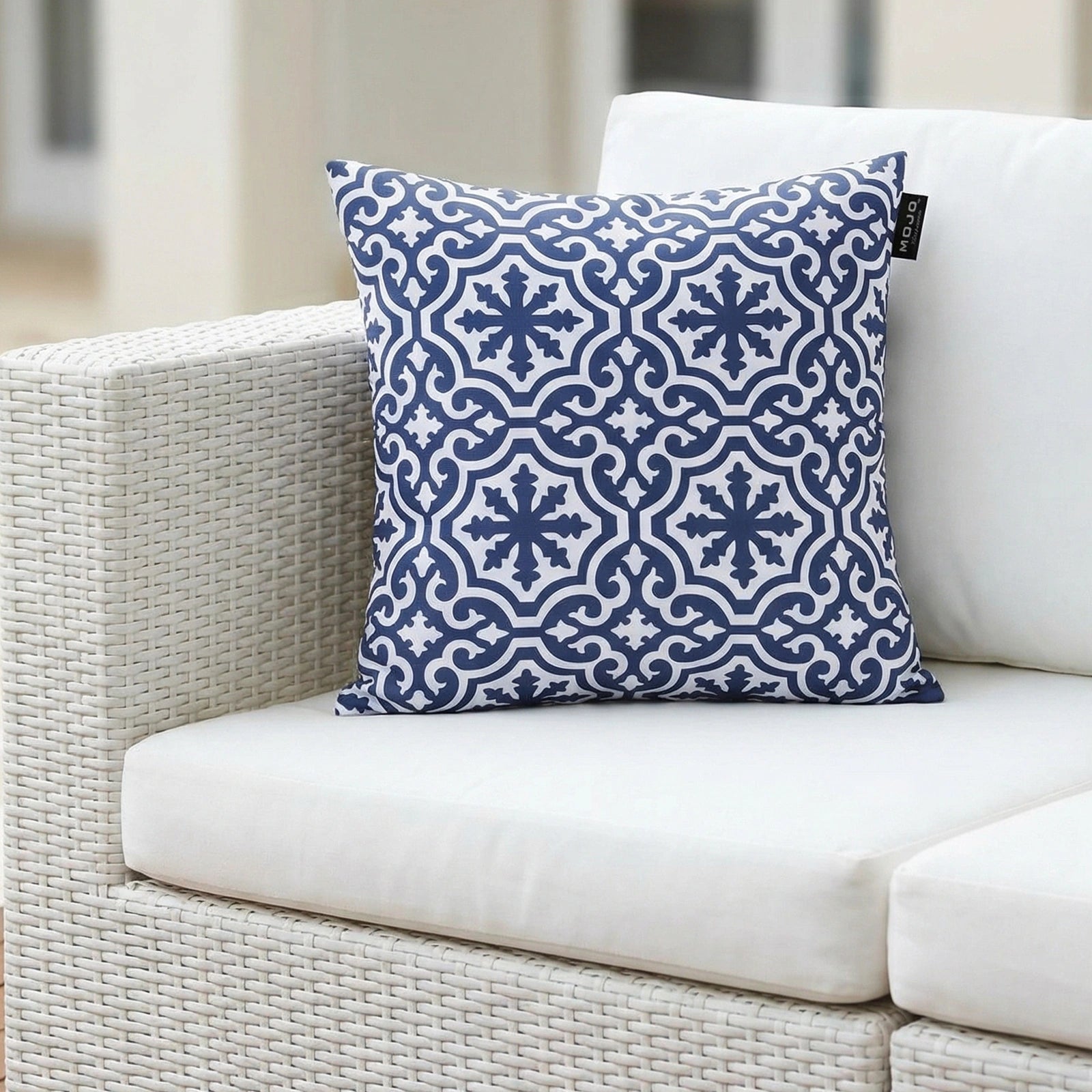 Mojo 45cm Blue Marrakesh Cushion Cover