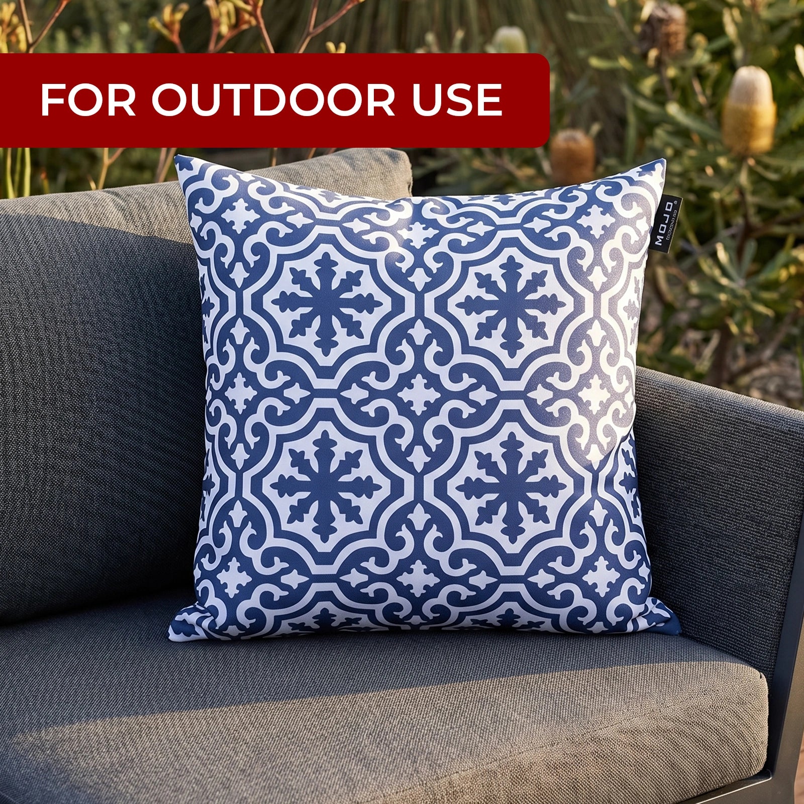Mojo 45cm Blue Marrakesh Cushion Cover