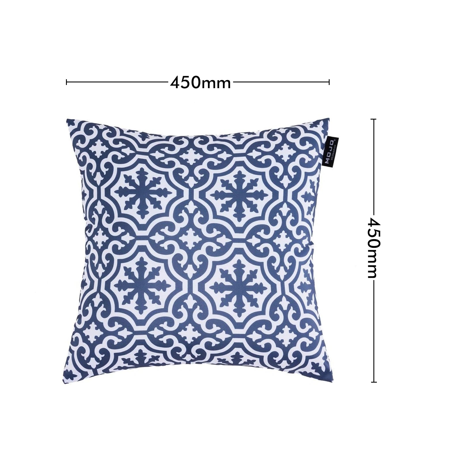 Mojo 45cm Blue Marrakesh Cushion Cover