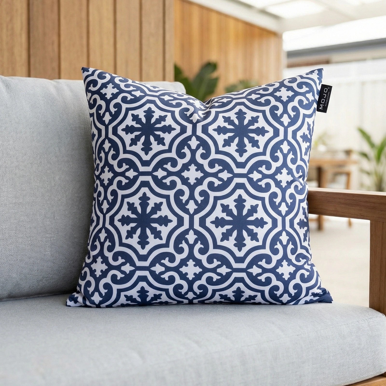 Mojo 45cm Blue Marrakesh Cushion Cover