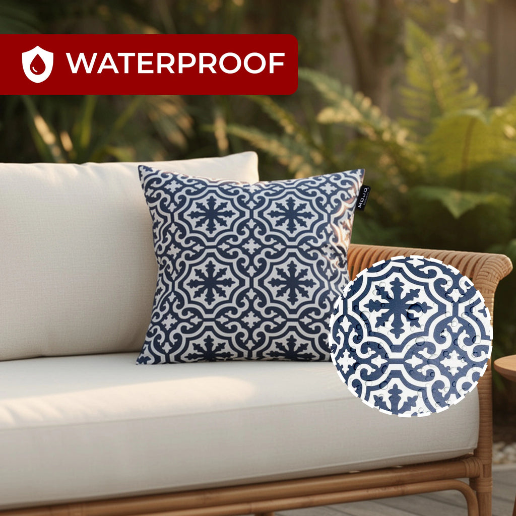 Mojo 45cm Blue Marrakesh Throw Cushion