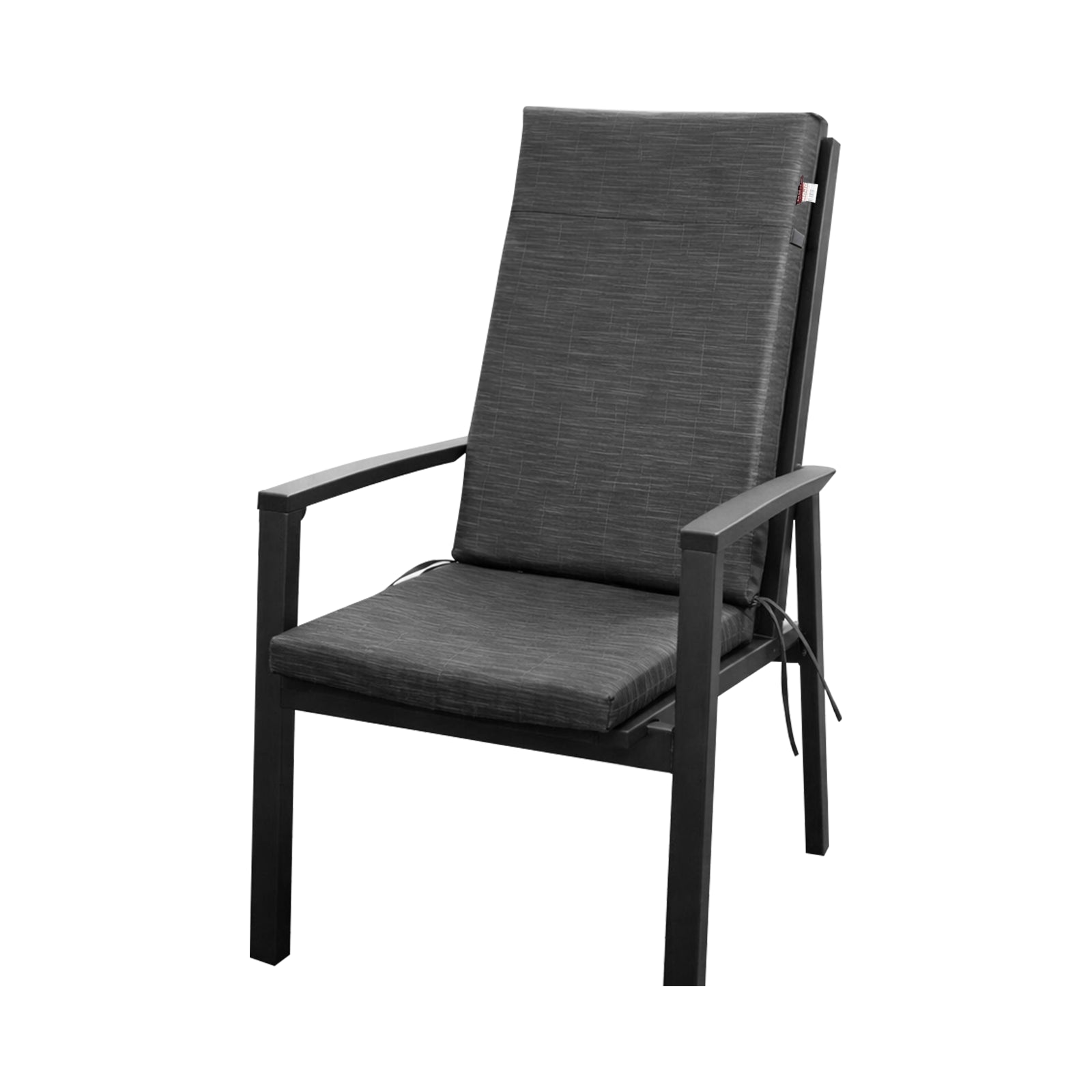Mojo 45cm Charcoal Weathertex Mid-Back  Outdoor Cushion