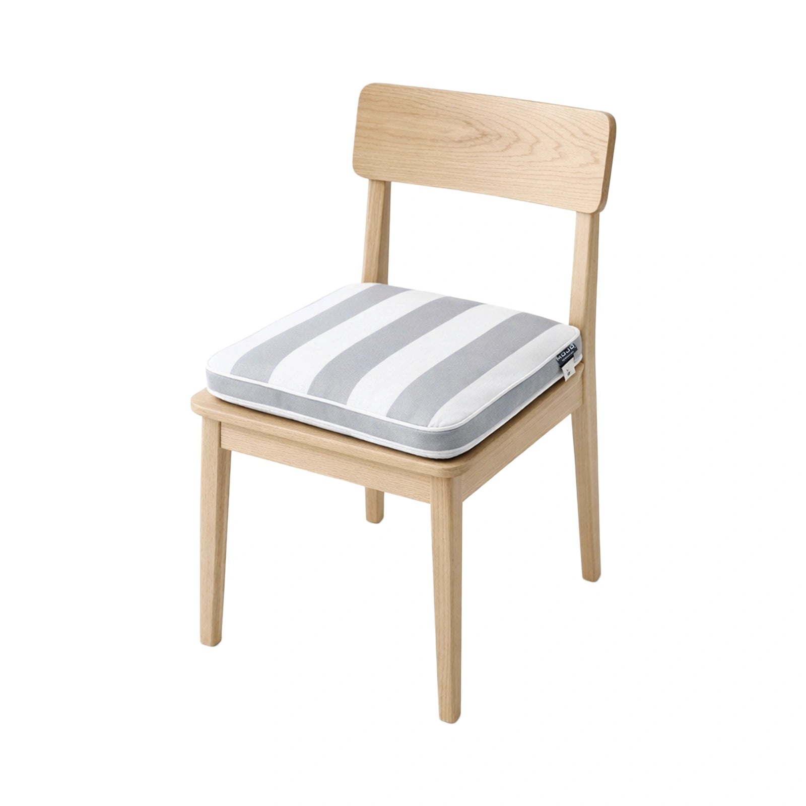 Mojo 45cm Grey Cabana Stripe Outdoor Chair Cushion