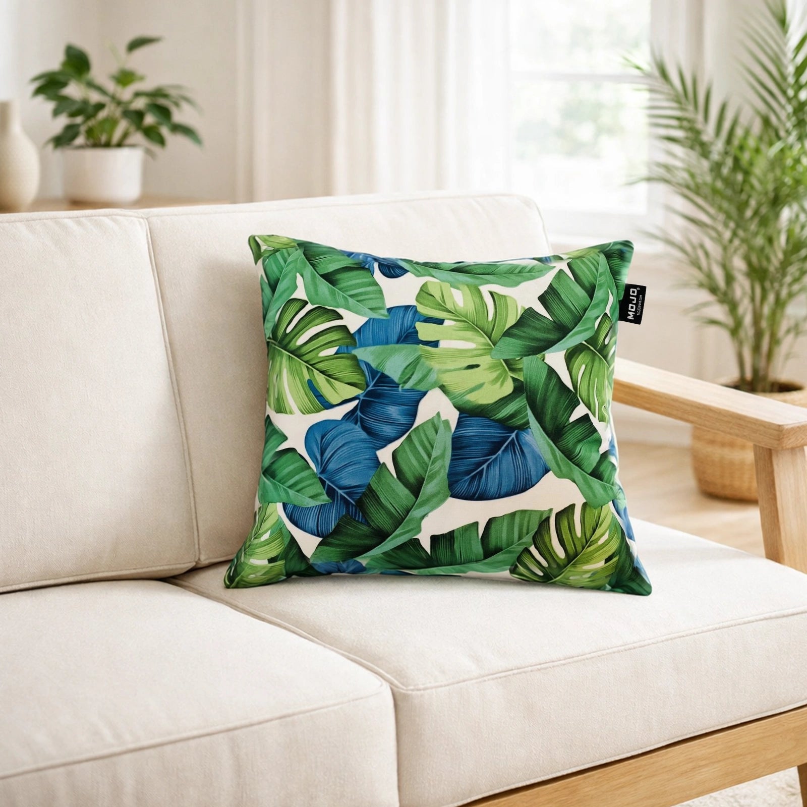 Mojo 45cm Multi/Assorted Leaf Throw Cushion
