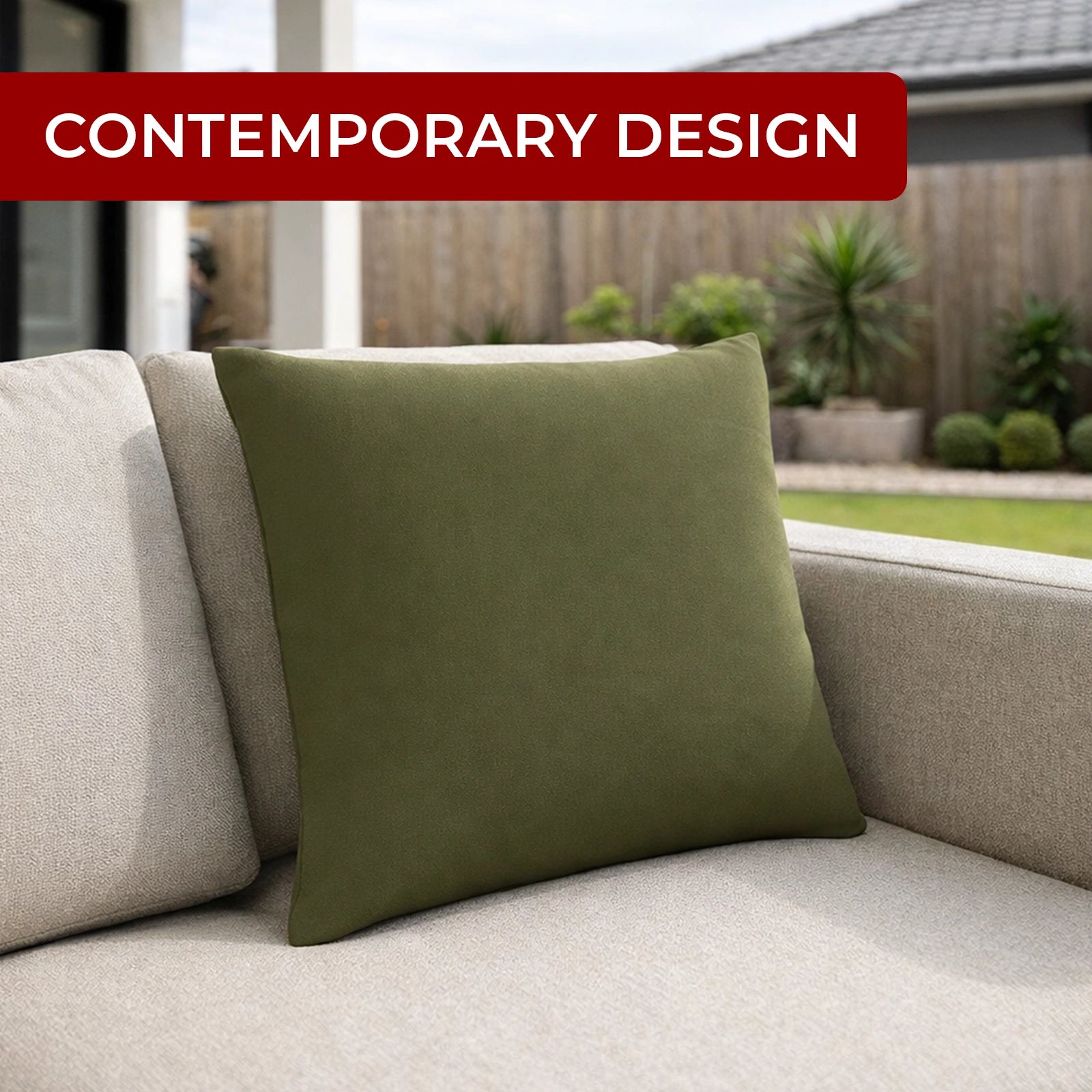 Mojo 45cm Olive Cushion Cover