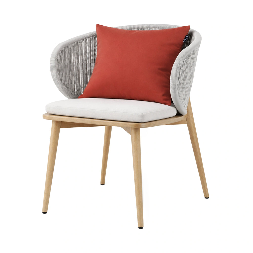 Mojo 45cm Red Solid Terracotta Cushion Cover
