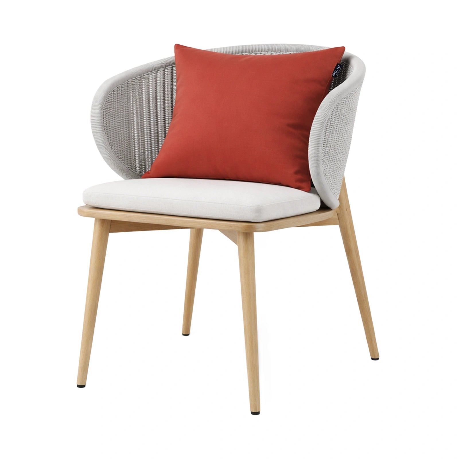 Mojo 45cm Red Solid Terracotta Cushion Cover