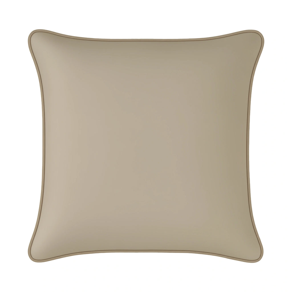 Mojo 45cm Solid Beige Cushion Cover with Pipe