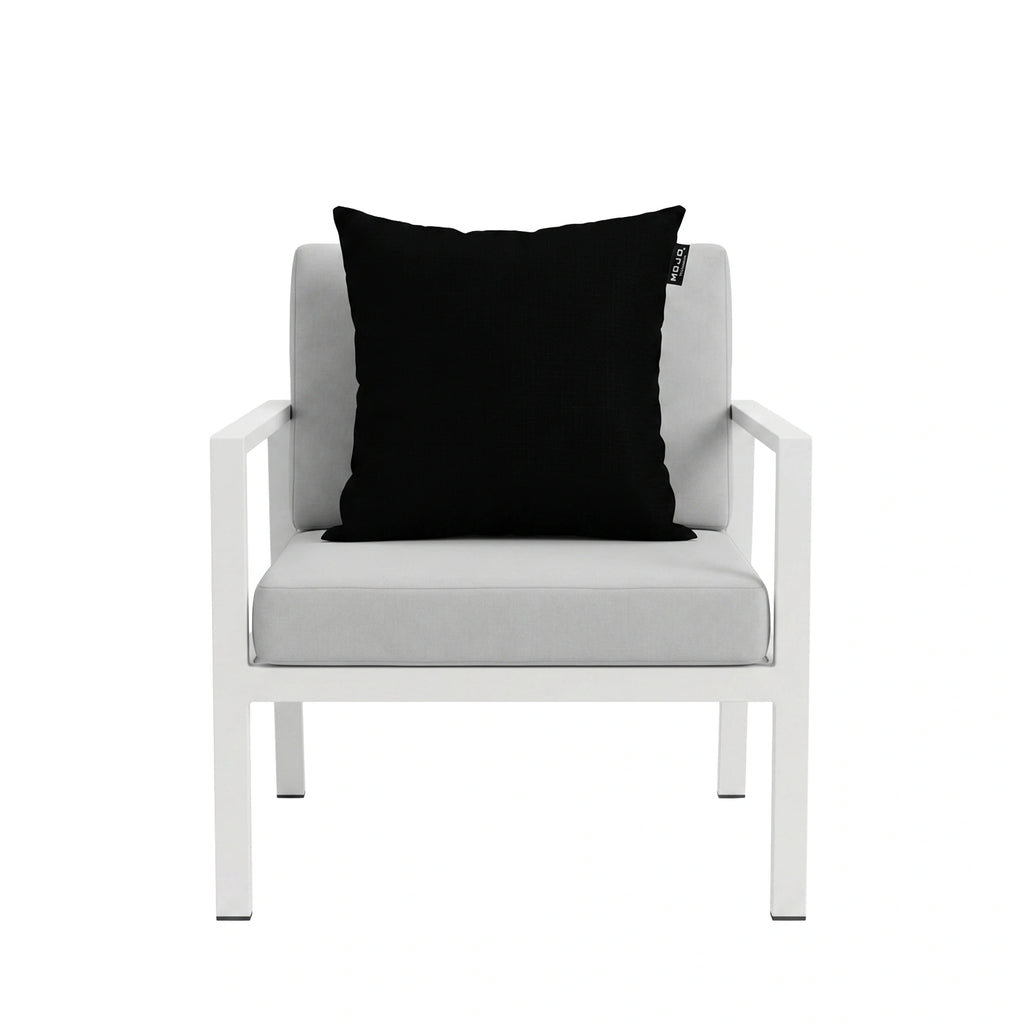 Mojo 45cm Solid Black Cushion Cover