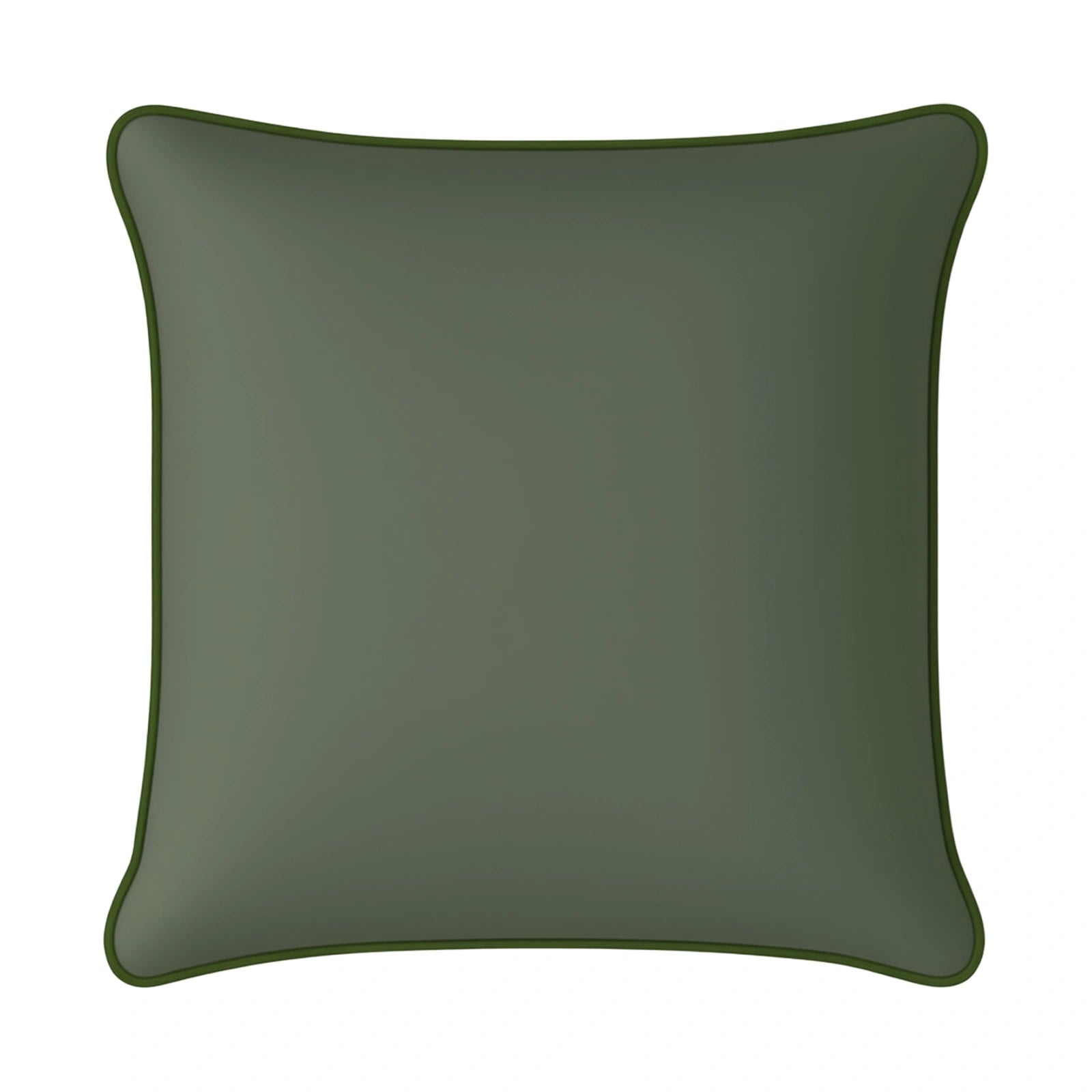 Mojo 45cm Solid Green Cushion Cover with Pipe