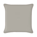 Mojo MJOC0377 45cm Solid Grey Cushion Cover with Pipe – neutral piped solid grey outdoor cushion cover for alfresco furniture