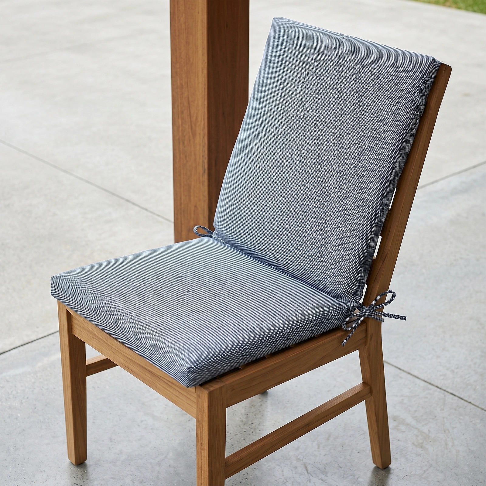 Mojo 46cm Grey Weathertex Outdoor Mid-Back  Cushion