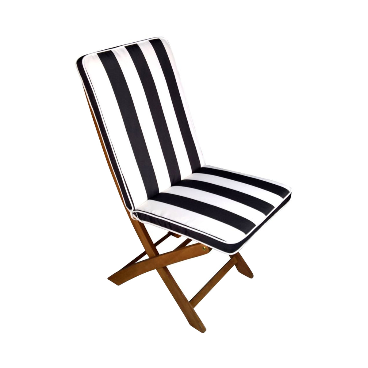 Mojo MJOC0128 St Tropez Outdoor Mid Back Chair Cushion – stylish UV-resistant cushion for outdoor dining and garden chairs