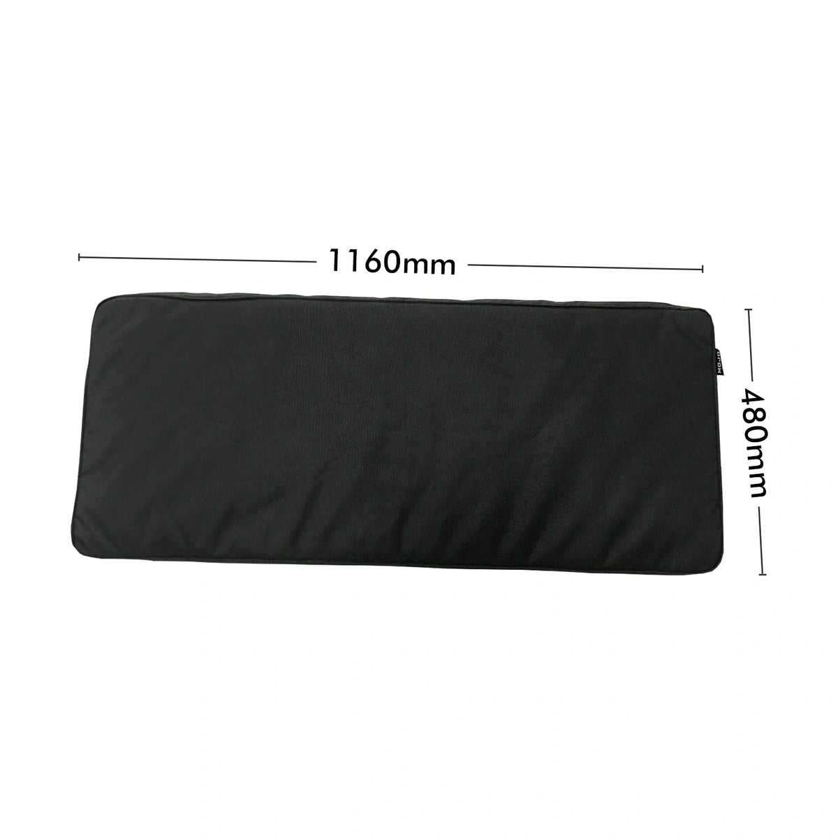 Mojo 48cm Grey Outdoor Bench Cushion