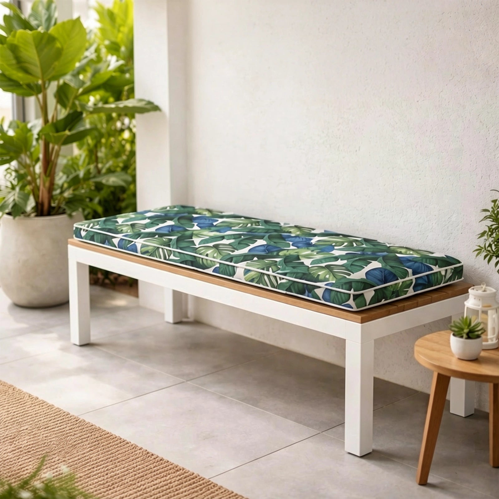 Mojo 48cm Leaf Bench Outdoor Cushion