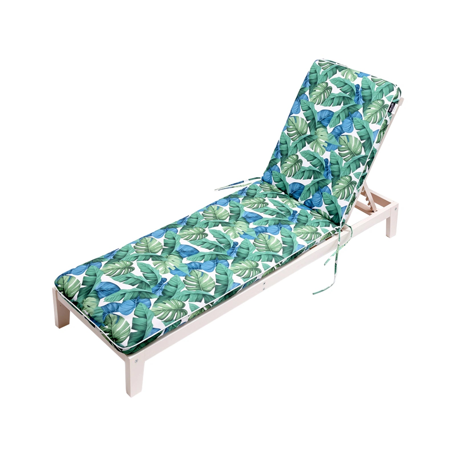 Mojo 53cm Multi/Assorted Leaf Outdoor Sunlounge Cushion