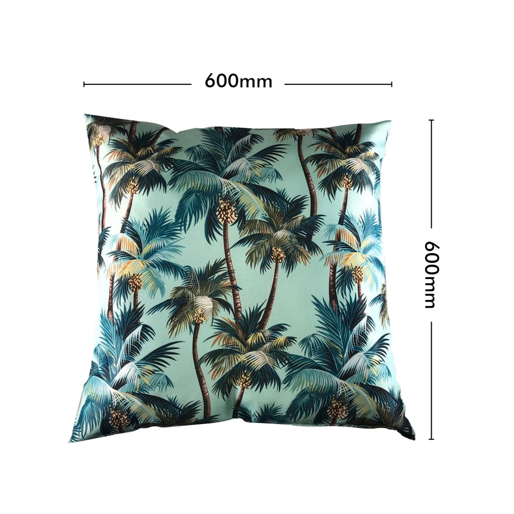 Mojo 60cm Blue L.A. Palm Blue Cushion Cover