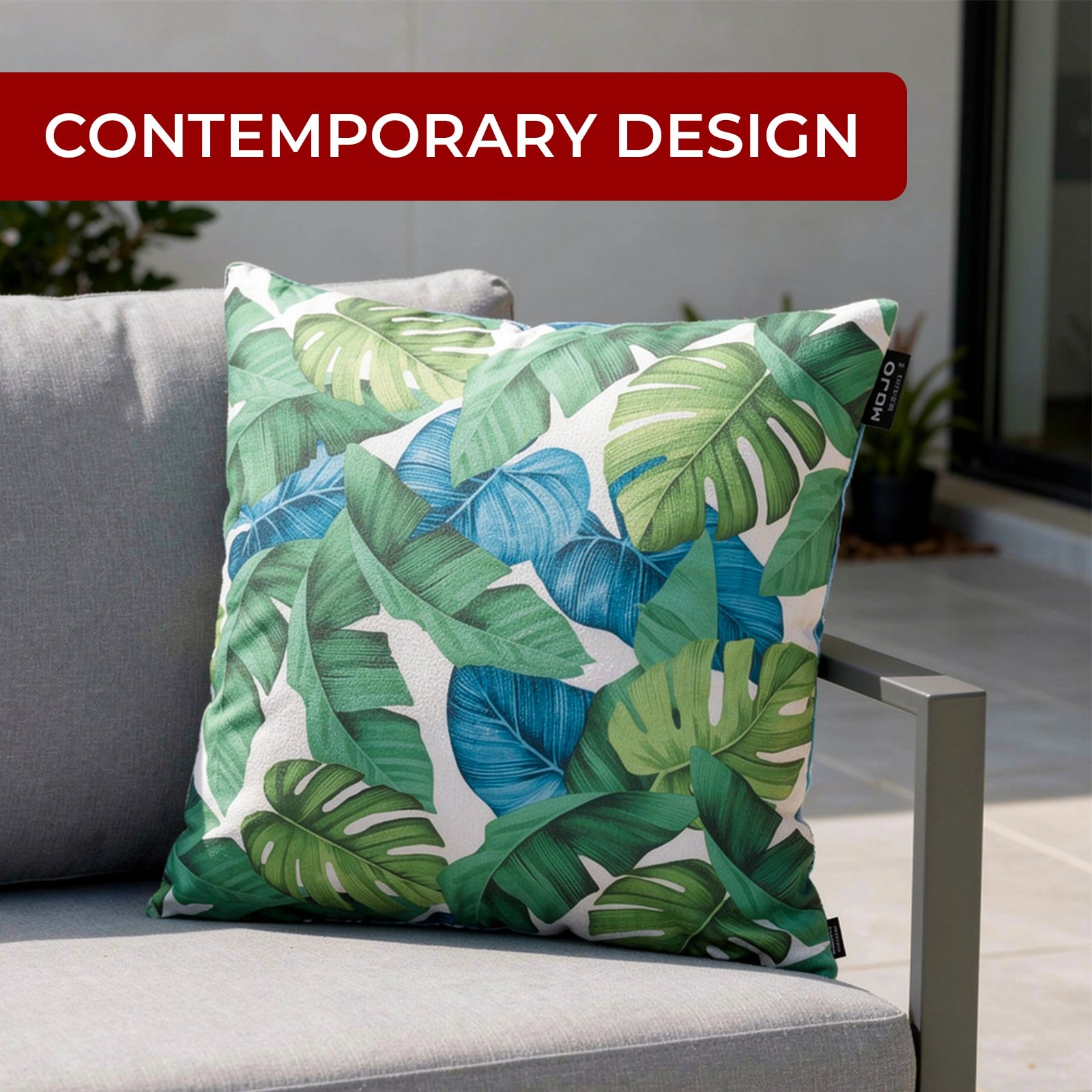 Mojo 60cm Multi/Assorted Leaf Cushion Cover
