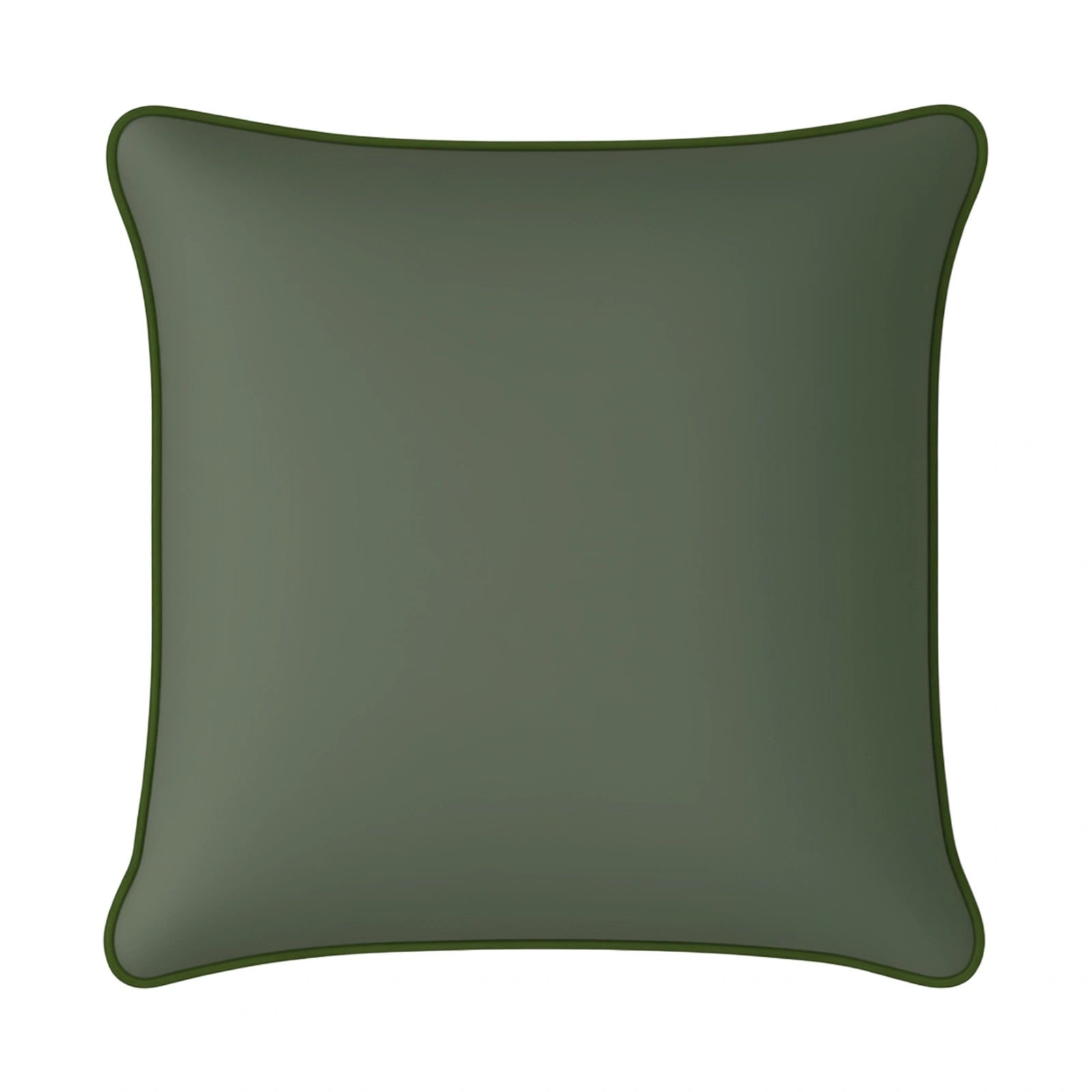 Mojo 60cm Solid Green Cushion Cover with Pipe