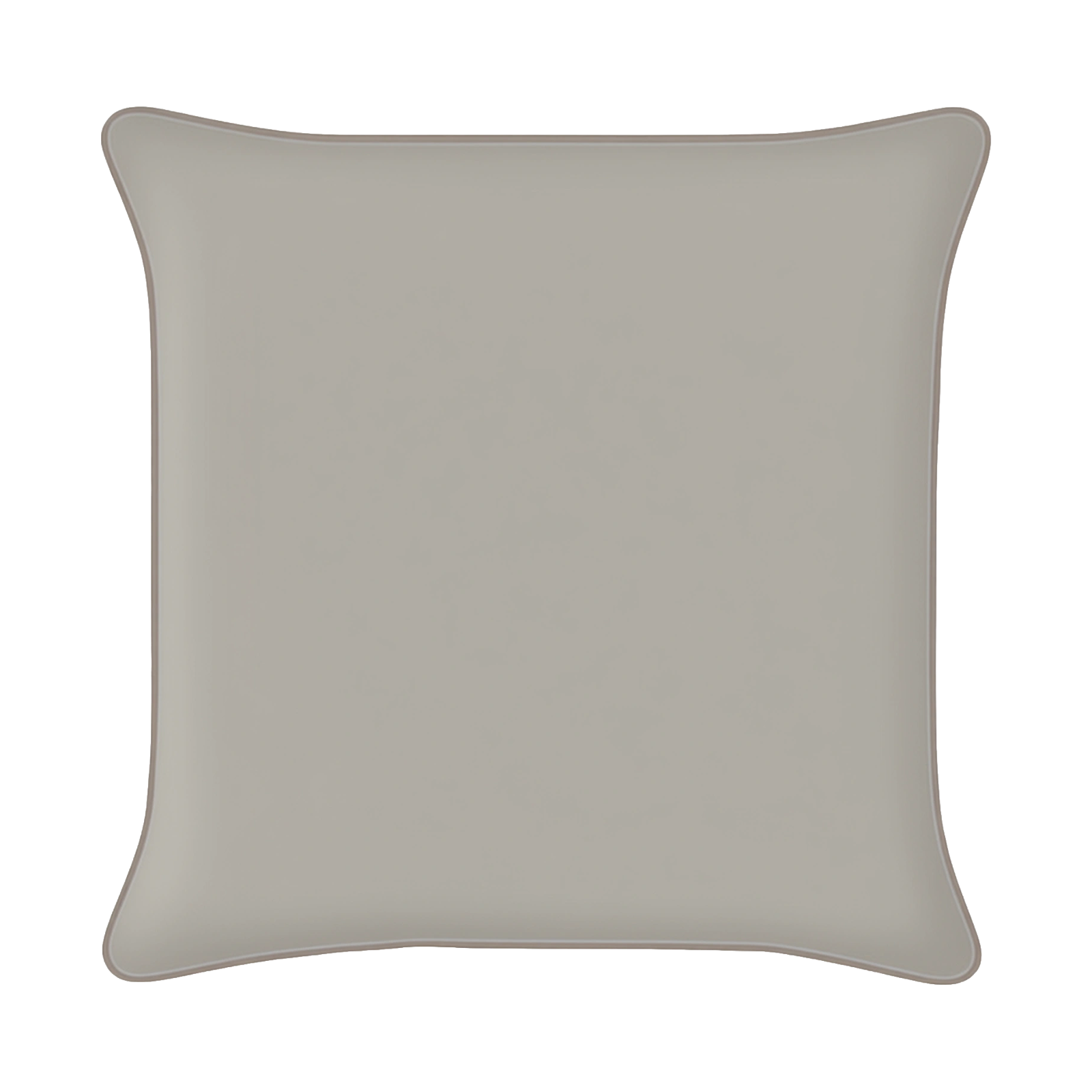 Mojo 60cm Solid Grey Cushion Cover with Pipe