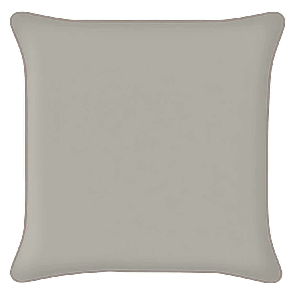 Mojo 60cm Solid Grey Cushion Cover with Pipe